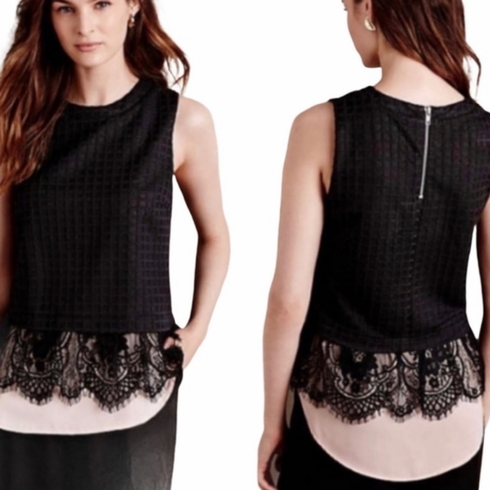 Anthropologie Greylin Lilith layered top size small